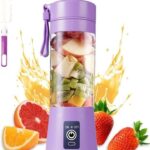 USB Rechargeable Portable Blender (6 Blades, 380ml),Portable Electric Smoothie Maker
